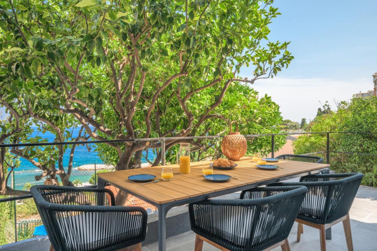 Proche Monaco, Vue Mer, Acces Plage Et Jardin Privatif Saint-Antoine  Ngoại thất bức ảnh